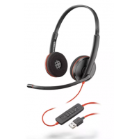 HEADSET BLACKWIRE USB C/ MICROFONE CANCELAMENTO DE RUIDO