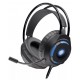 HEADSET GAMER KASTER 50MM C/ MICROFONE OMNIDIRECIONAL - PRETO