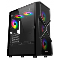 GABINETE GAMER ATX REDRAGON MID TOWER C/ LATERAL VIDRO - PRETO