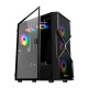 GABINETE GAMER ATX REDRAGON MID TOWER C/ LATERAL VIDRO - PRETO