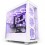 GABINETE GAMER ATX MID TOWER C/ LATERAL E FRONTAL VIDRO 3 FANS RGB - BRANCO