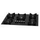 COOKTOP A GAS ITATIAIA 5 BOCAS VIDRO C/ ACENDIMENTO AUTOMATICO BIVOLT - PRETO