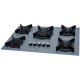 COOKTOP A GAS ITATIAIA 5 BOCAS VIDRO C/ ACENDIMENTO AUTOMATICO BIVOLT - LUX COOK