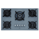 COOKTOP A GAS ITATIAIA 5 BOCAS VIDRO C/ ACENDIMENTO AUTOMATICO BIVOLT - LUX COOK