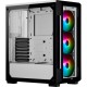GABINETE GAMER ATX CORSAIR MID TOWER C/ 3 FANS LATERAL FRONTAL VIDRO - BRANCO