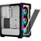 GABINETE GAMER ATX CORSAIR MID TOWER C/ 3 FANS LATERAL FRONTAL VIDRO - BRANCO