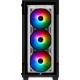 GABINETE GAMER ATX CORSAIR MID TOWER C/ 3 FANS LATERAL FRONTAL VIDRO - BRANCO