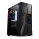 GABINETE GAMER ATX MID TOWER C/ LATERAL ACRILICO - PRETO