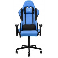 CADEIRA GAMER GIRATORIA MYMAX RECLINAVEL C/ APOIO BRA&Ccedil;OS - AZUL PRETO