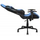 CADEIRA GAMER GIRATORIA MYMAX RECLINAVEL C/ APOIO BRAÇOS - AZUL PRETO