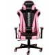 CADEIRA GAMER MAXRACER RECLINAVEL C/ APOIO BRAÇOS - ROSA