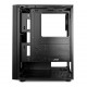 GABINETE GAMER MANCER ATX MID TOWER C/ 1 FAN LATERAL VIDRO - PRETO