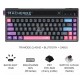 TECLADO SEM FIO RGB MACHENIKE 68 TELCAS 4000MAH C/ BLUETOOTH