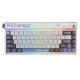 TECLADO SEM FIO RGB MACHENIKE 68 TELCAS 4000MAH C/ BLUETOOTH