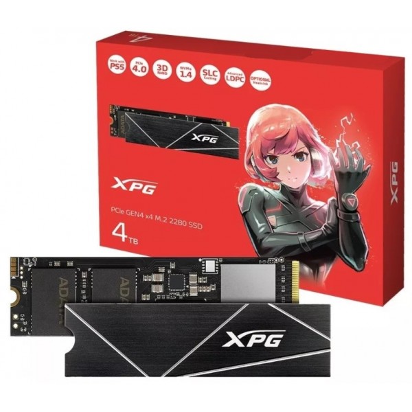 SSD 4TB XPG M2 NVME LEITURA 7.400MBS GRAVAÇAO 6800MBS S70