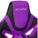 CADEIRA GAMER MYMAX GIRATORIA C/ APOIO BRAÇO - PRETA ROXA