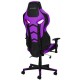 CADEIRA GAMER MYMAX GIRATORIA C/ APOIO BRAÇO - PRETA ROXA