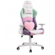 CADEIRA GAMER TECHNI SPORT RECLINAVEL GIRATORIA - LILAS VERDE E BRANCA
