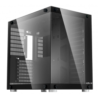 GABINETE GAMER HYRAX ATX MID TOWER C/ FRENTE E LATERAL VIDRO