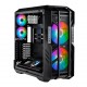 GABINETE GAMER COOLER MASTER ATX FULL TOWER RGB C/ 5 FANS LATERAL VIDRO