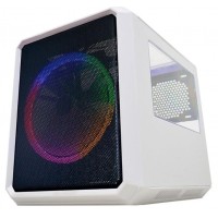 GABINETE GAMER K MEX ATX MINI TOWER C/ 4 LATERAIS ACRILICO - BRANCO