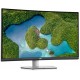 MONITOR LED DELL 31.5 POL UHD 4K CURVO 60HZ C/ HDMI DP