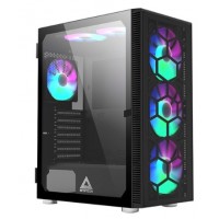 GABINETE GAMER ATX MONTECH MID TOWER RGB C/ 6 FANS LATERAL VIDRO - PRETO