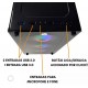 GABINETE GAMER ATX HAYOM MID TOWER RGB C/ 4 FANS LATERAL VIDRO - PRETO