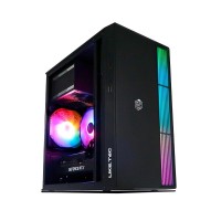 GABINETE GAMER ATX LIKETEC MID TOWER RGB C/ LATERAL ACRILICO - PRETO