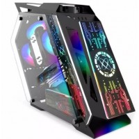 GABINETE GAMER M ATX PIXXO RGB C/ USB AUDIO - PRETO