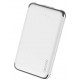 CARREGADOR PORTATIL POWER BANK GEONAV 6000MAH C/ USB - BRANCO