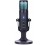 MICROFONE DE MESA PODCAST CONDENSADOR USB RGB C/ SUPORTE CONTROLE DE VOLUME USB C
