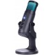 MICROFONE DE MESA CONDENSADOR USB RGB C/ SUPORTE CONTROLE DE VOLUME USB C