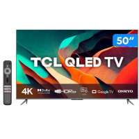 SMART TV QLED 50 TCL 4K UHD 60HZ WIFI BLUETOOTH C/ GOOGLE ASSISTANT