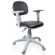 CADEIRA SECRETARIA GIRATORIA ULTRA MOVEIS C/ APOIO BRAÇOS - CINZA