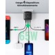 FONTE CARREGADOR TOMADA 65W UGREEN TURBO USB C/ 3 USB C