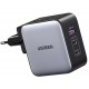 FONTE CARREGADOR TOMADA 65W UGREEN TURBO 3X1 C/ 2 USB C