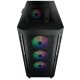 GABINETE GAMER COUGAR RGB LATERAL VIDRO TEMPERADO C/ 4 FANS - PRETO