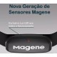 CINTA SENSOR CARDIACO MAGENE PARA CAMINHADA C/ BLUETOOTH - PRETA