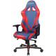 CADEIRA GAMER DXRACER GIRATORIA RECLINAVEL C/ APOIO BRAÇOS - AZUL E BRANCA