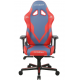 CADEIRA GAMER DXRACER GIRATORIA RECLINAVEL C/ APOIO BRAÇOS - AZUL E BRANCA