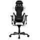 CADEIRA GAMER DXRACER GIRATORIA RECLINAVEL C/ APOIO BRAÇOS - AZUL E BRANCA