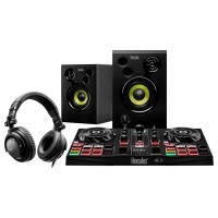 KIT CONTROLADORA DE SOM FONE DE OUVIDO E MONITOR DE AUDIO HERCULES - PRETO