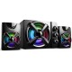 CAIXA DE SOM GAMER MULTILASER 30W RGB C/ USB P2 - PRETA