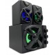 CAIXA DE SOM GAMER MULTILASER 30W RGB C/ USB P2 - PRETA