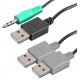 CAIXA DE SOM GAMER MULTILASER 30W RGB C/ USB P2 - PRETA