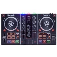 CONTROLADORA DE SOM DJ NUMAK 2 CANAIS 8PADS C/ USB - PRETO