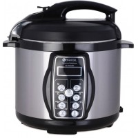 PANELA DE PRESSAO ELETRICA 800W IN BRASIL 4L C/ TIMER PAINEL LED - INOX