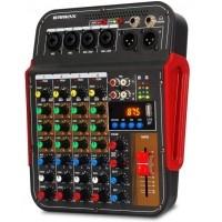 MESA DE SOM PHANTOM 4 CANAIS BLUETOOTH RADIO C/ EFEITOS BIVOLT