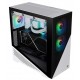 GABINETE ATX MID TOWER THERMALTAKE RGB C/ 3FANS LATERAL VIDRO - BRANCO E PRETO